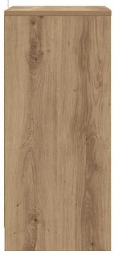 vidaXL Éjjeli asztal fiókkal Artisan tölgy 40 x 30 x 467 cm Faanyag