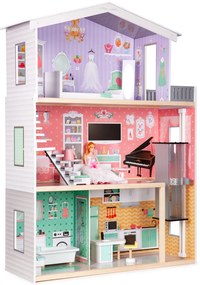 Nagy fa babaház mozgatható lifttel