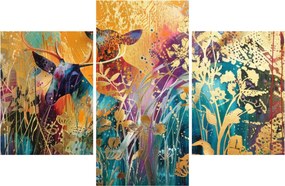 Kép - Absztrakt festmény a természetről (90x60 cm)