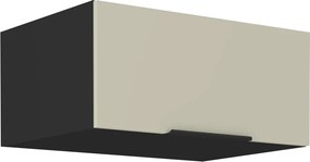 Felső szekrény, kasmír/fekete, ARAKA 80 NAGU-36 1F