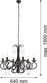 Argon DIADEMA 2562 Csillár 6x7W/E14 IP20