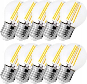 Led izzó E27 Filament 4W Edison G45 Kis Golyó dekoratív loft fényfüzér