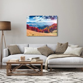 Egy kép egy színes őszi tájról (90x60 cm)