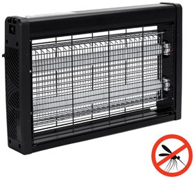 Brilagi - Elektromos rovarcsapda 2xUV/18W/230V 100 m2 fekete