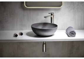 Sapho - FORMIGO ráültethető mosdó Ø 39 cm, beton/antracit