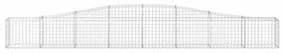 5 db íves horganyzott vas gabion kosár 400x30x40/60 cm