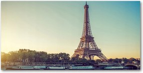 Fotó üvegkép Eiffel-torony Párizs 140x70