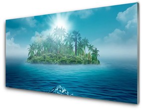 Akrilkép Sea Island Tájkép 100x50 cm