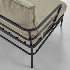 Mareluz bézs fémszerkezetű kerti kanapé - Kave Home