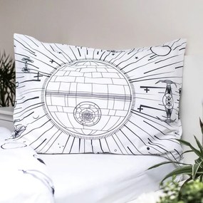 Egyszemélyes pamut gyerek ágyneműhuzat világító hatással 140x200 cm Star Wars – Jerry Fabrics