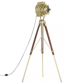 háromlábú tömör mangófa állólámpa 193 cm