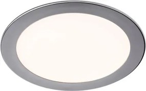 RENDL SLENDER R 22 süllyesztett lámpa fekete króm 230V LED 18W 3000K