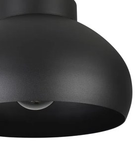 Eglo 900553 - Mennyezeti lámpa MOGANO 1xE27/40W/230V fekete