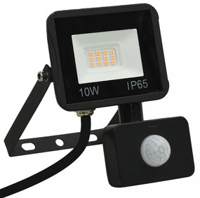 meleg fehér fényű szenzoros LED-reflektor 10 W