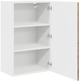 Fali konyhaszekrény polcokkal Öreg fa 50 x 31 x 80 cm Faanyag