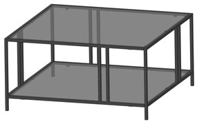 Dohányzóasztal Uranüs - Black, Fume