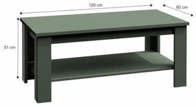 PROVANCE ST2 dohányzóasztal zöld
