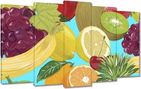 Festmények 100x60 Konyhai forradalmak Gyümölcsök