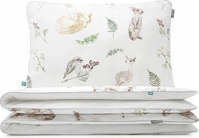 Erdei állatok ágyneműhuzat 220x200 cm 2x 80x70 cm Mumla