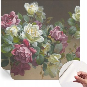 Öntapadós Stílusos Dekoratív Fotótapéta Virágos elegancia 250x250 cm