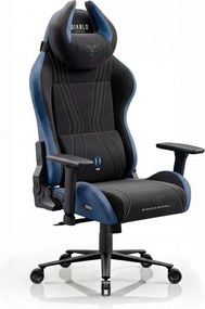 Gamer szék szövet Normal Size, fekete-kék: Diablo X-Horn 2.0 Night Blue