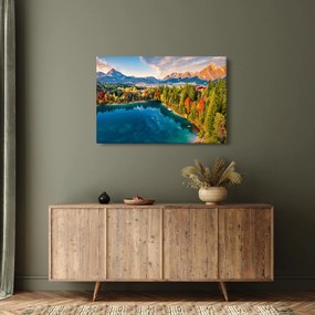 Kép - Urisee-tó, Ausztria (90x60 cm)