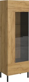 Vitrin 1W, craft tölgy arany/antracit, SANTANA