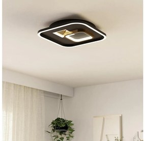 Eglo Eglo 901245 - LED Mennyezeti lámpa TIRIOLO LED/16,2W/230V+1xLED/9,2W fekete/arany EG901245