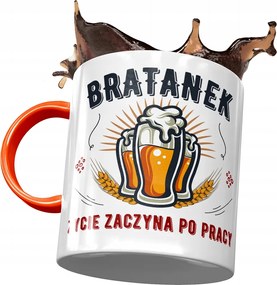 Narancssárga Bögre Az Árvácska számára Ideális Ajándék Fénykép Nyomtatással