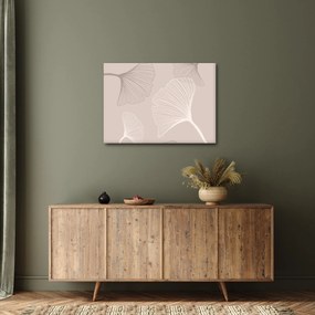 Kép - Bézs színű levelek N⁰6 (70x50 cm)