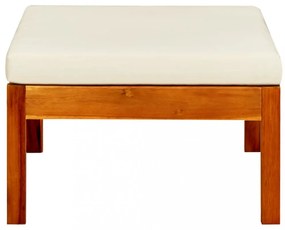 2 db tömör akácfa kerti lábtartó