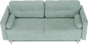 Szófa kinyitható, mentol anyag Queens, AURELIA