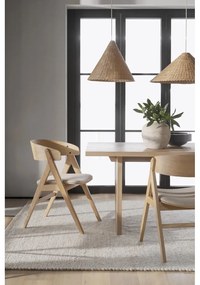 Natúr színű étkezőszék szett 2 db-os Waterton - Rowico