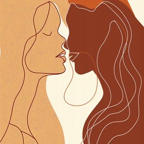 Poszter 40x40cm Érzékiség Szintetez