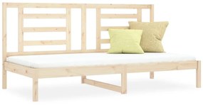tömör fenyőfa kanapéágy matrac nélkül 80 x 200 cm