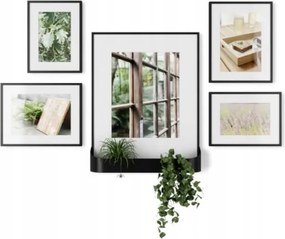 Képkeretek fekete akasztós, fali képkeret szett Matinee 5 nappaliba