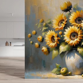 Fotótapéta - Napraforgós váza (147x102 cm)
