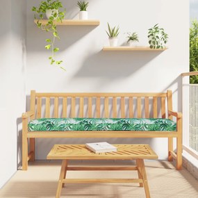 Pallet párnák padhoz 2 db Levélminta 180x40x8 cm Oxford anyag