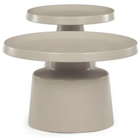 Szürke Fém Dohányzóasztal 69×69×43 cm. CT-F4114 CSM