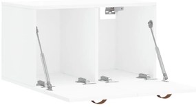 fehér szerelt fa faliszekrény 60 x 36,5 x 35 cm