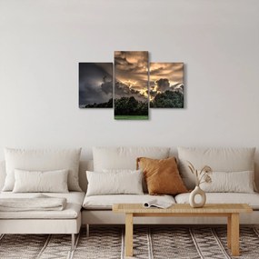 A felhők és az erdő képe (90x60 cm)