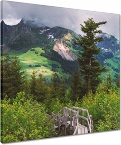 Vászonkép 50x50 Híd Építészet Tájkép