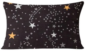 Flanel párnahuzat STELLAR 50x70 cm, sötétszürke