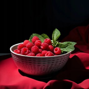 Poszter 90x90cm Málnás tál