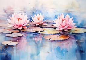 Poszter 29,7x21cm Csendes tükröződések