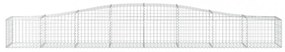 25 db íves horganyzott vas gabion kosár 400x50x40/60 cm