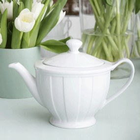 Teás/kávés kancsó Octavia fehér Ćmielów