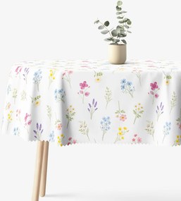 Goldea ovális teflonos terítő - virágoskert 120 x 200 cm