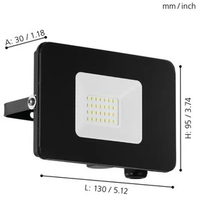 Eglo 97456 - LED Reflektor FAEDO 3 LED/20W/230V