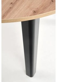 Étkezőasztal CALMIO artisan tölgy/fekete